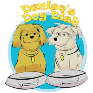 Denise's Dog Dish-Brown Paw